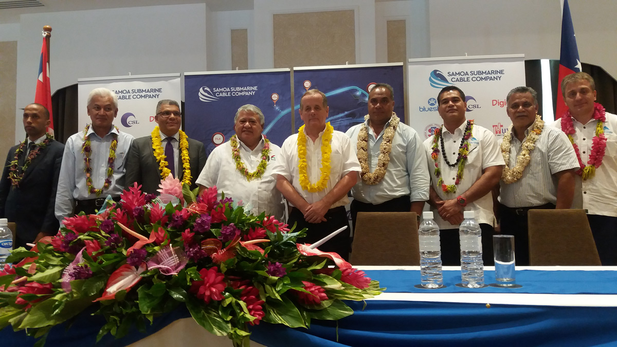Signing Ceremony between Samoa and the Territory of Wallis and Futuna.