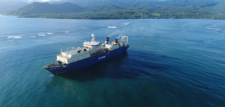 Tui-Samoa submarine cable system reaches final splice stage, enhancing submarine connectivity across the Pacific islands